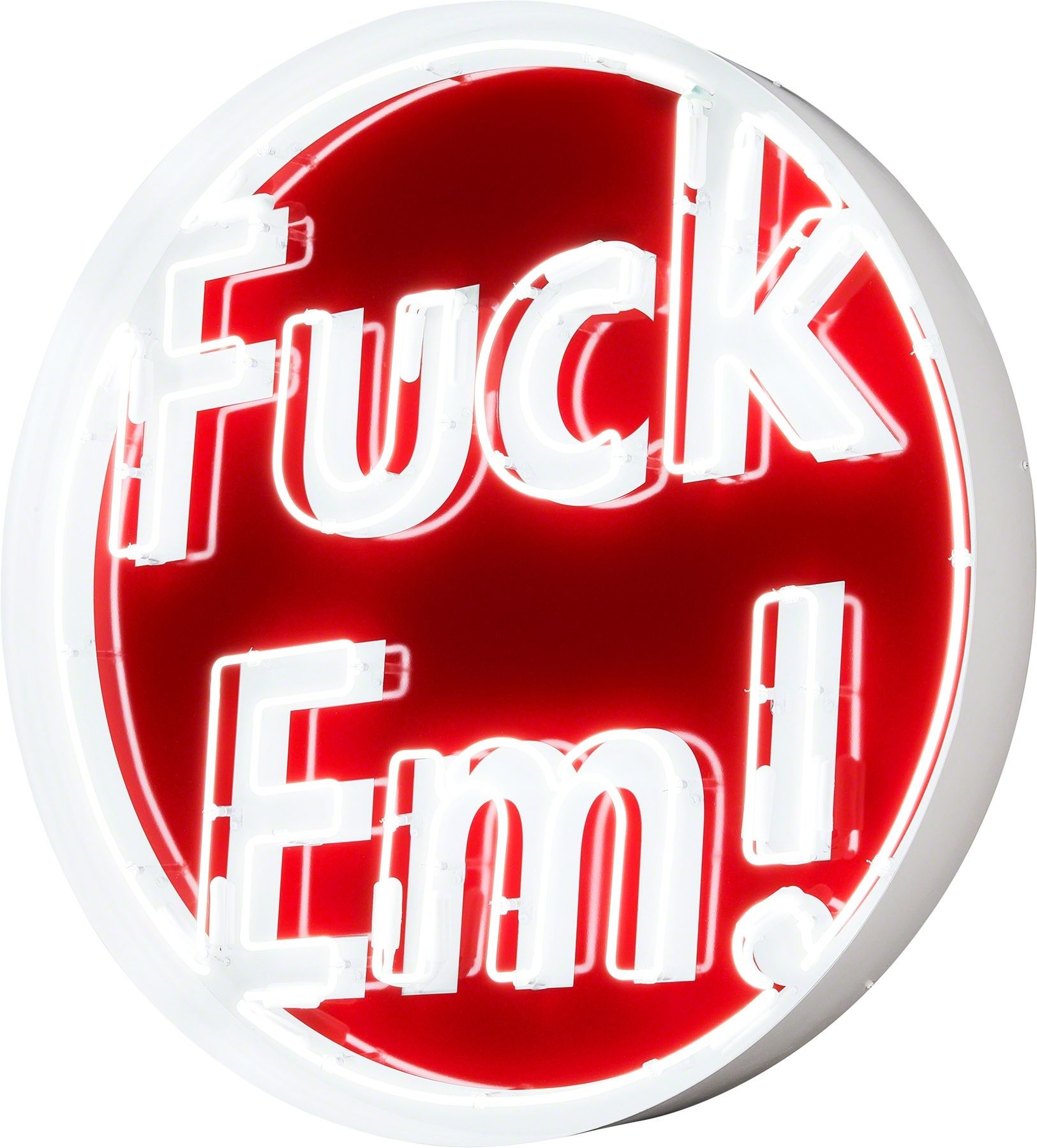 Large Fuck Em Neon Sign view 3